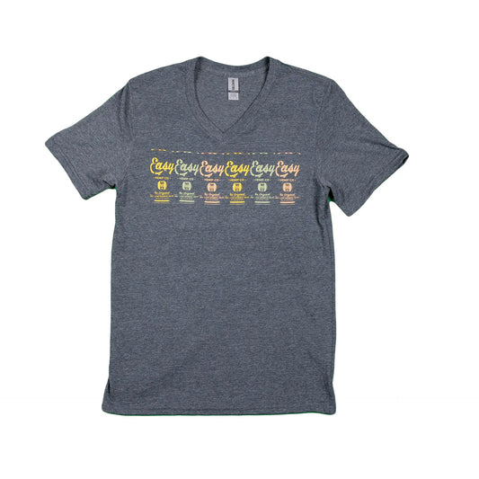Retro V-neck Tee