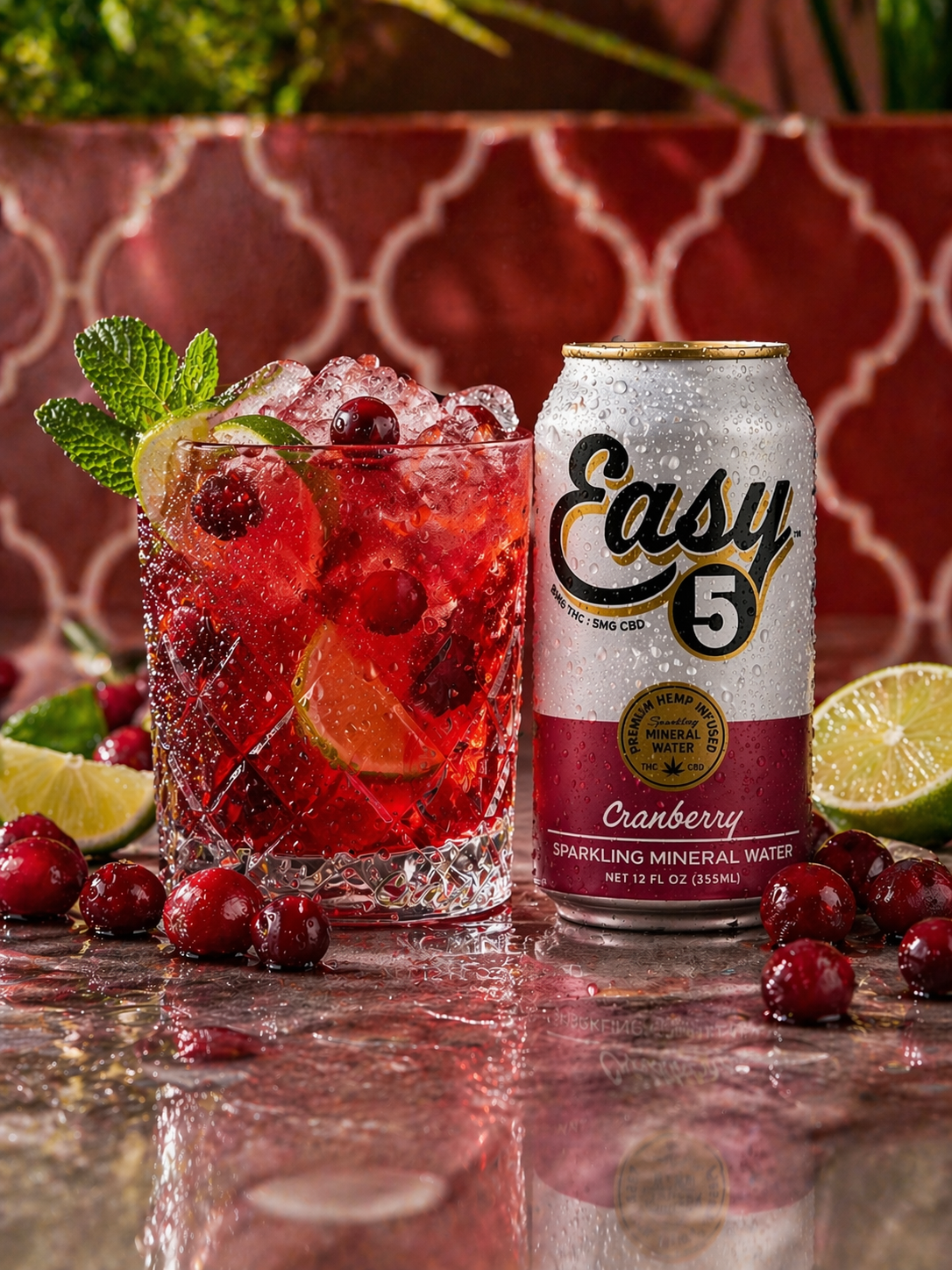 Easy5 - Seasonal Cranberry Mineral Water